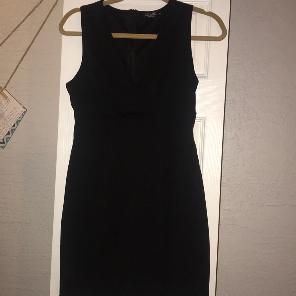 Black mini dress from Joe & Elle